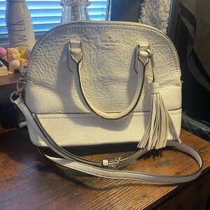 Kate Spade White Satchel Bag